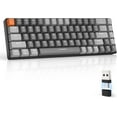 thumbnail image 1 of ZIYOULANG K68 60% Wireless Mechanical Keyboard, Bluetooth 5.0/2.4GHz, Ergonomic, Blue Switch, 1 of 8