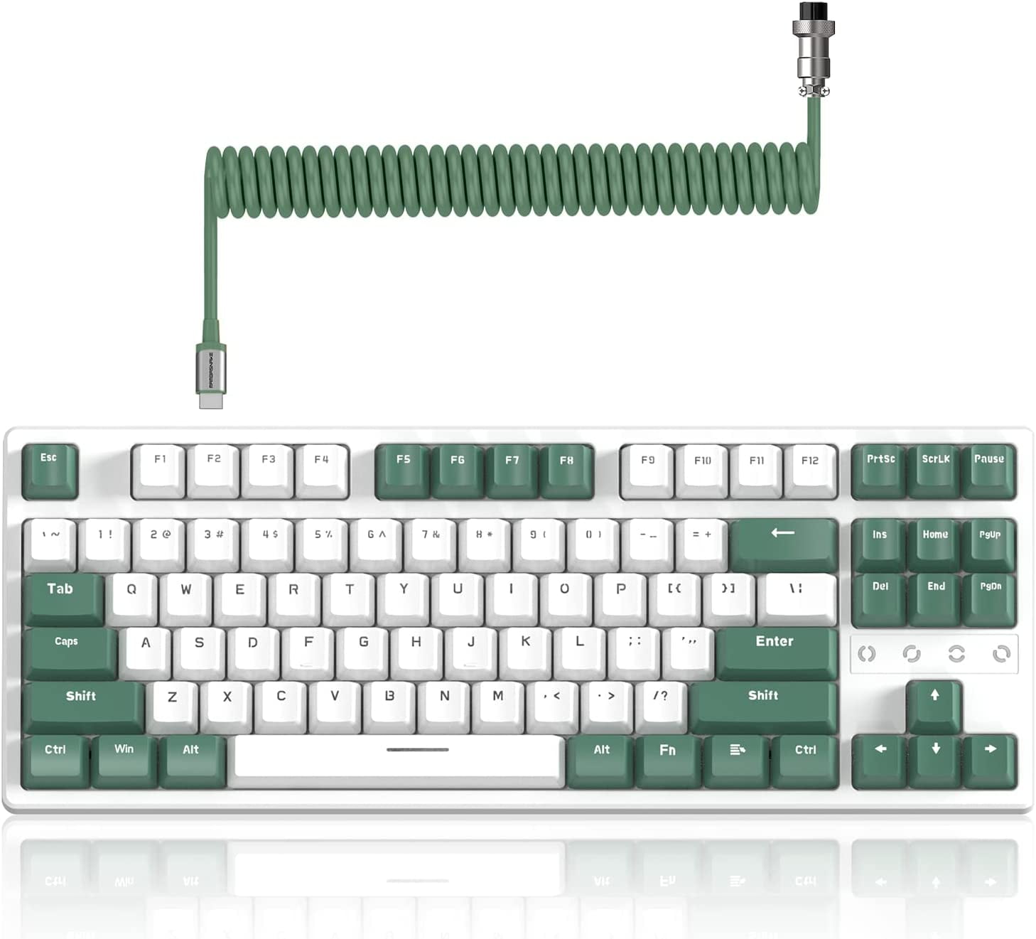 ZIYOULANG K87 Mechanical Keyboard, TKL 87 Keys Wireless 2.4GHz