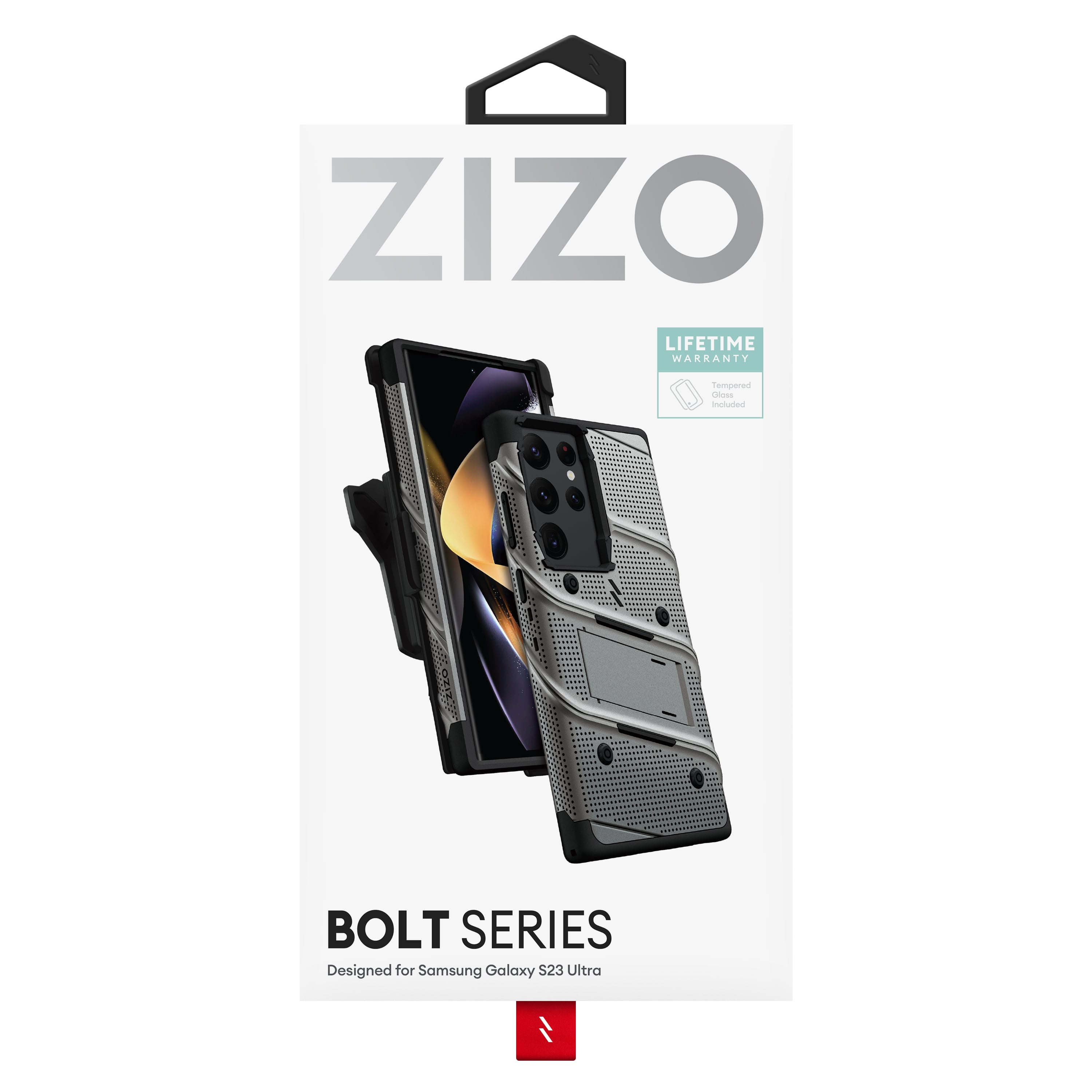 Samsung ZIZO Bolt Series Galaxy S23 Ultra Case Bundle Phone