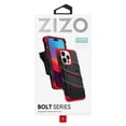 thumbnail image 1 of ZIZO BOLT BUNDLE IPHONE 15 PRO CASE WITH TEMPERED GLASS - BLACK/RED, 1 of 4