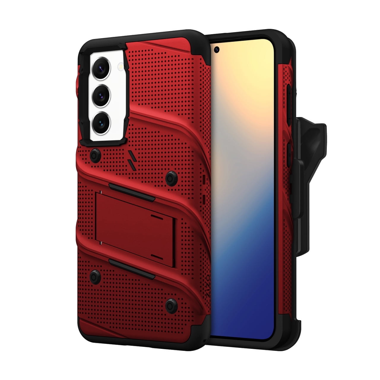 ZIZO BOLT Bundle Case with TempeRed Glass Samsung Galaxy S24 - Red ...
