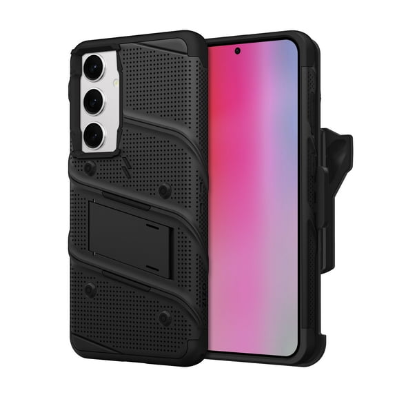 ZIZO BOLT Bundle Galaxy S25 Plus Case with Tempered Glass, Black