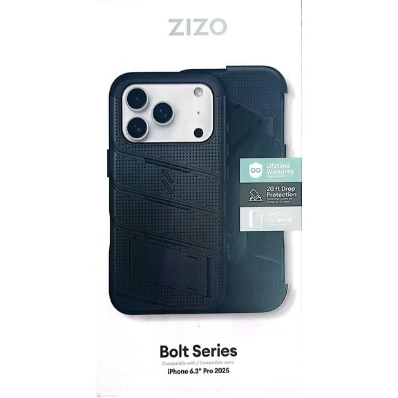 ZIZO BOLT Series MagSafe Case For iPhone 17 Pro - Black