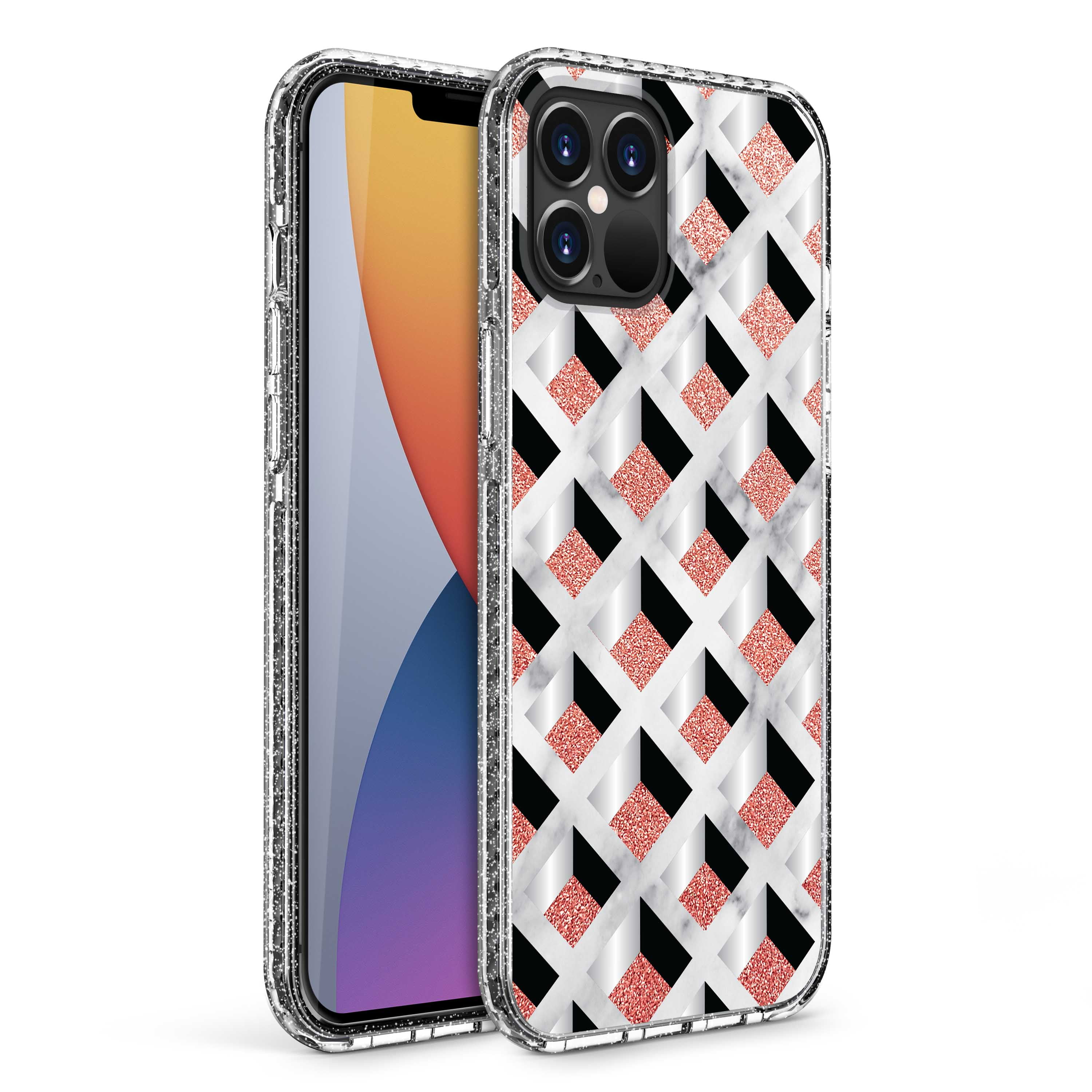 ZIZO DIVINE Series for iPhone 12 Pro Max Case - Thin Protective Cover - Geo