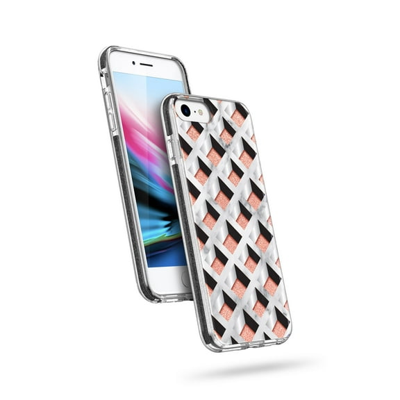 ZIZO DIVINE Series for iPhone SE (3rd and 2nd gen)/8/7 Case - Thin Protective Cover - Geo