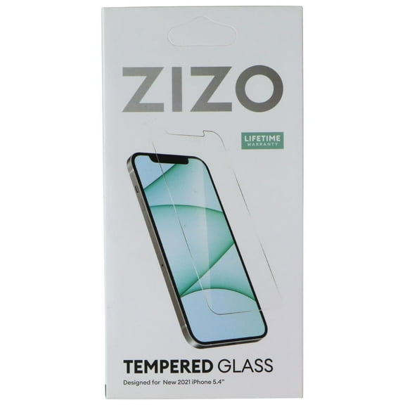 ZIZO TEMPERED GLASS Screen Protector for iPhone 13 Mini Clear Screen Protector with Anti Scratch and 9H Hardness - Clear