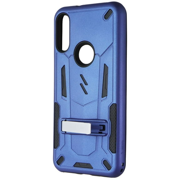 ZIZO TRANSFORM Series for Moto E (2020) Case - Rugged Dual-layer Protection with Kickstand - Blue