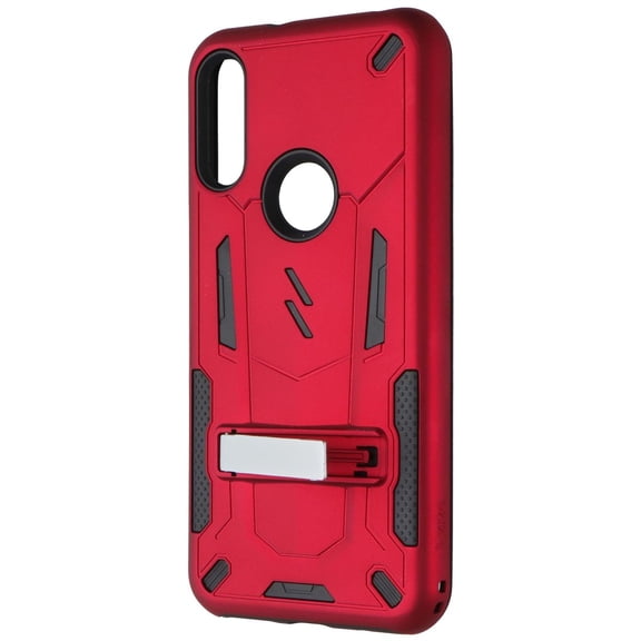ZIZO TRANSFORM Series for Moto E (2020) Case - Rugged Dual-layer Protection with Kickstand - Red