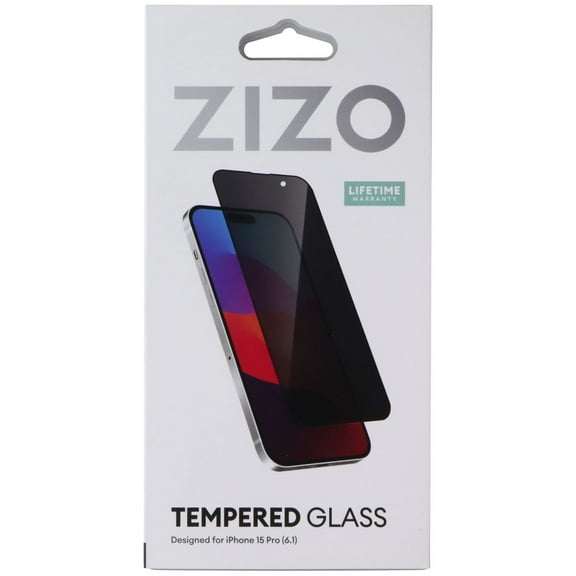 ZIZO Tempered Glass Screen Protector for Apple iPhone 15 Pro - Privacy