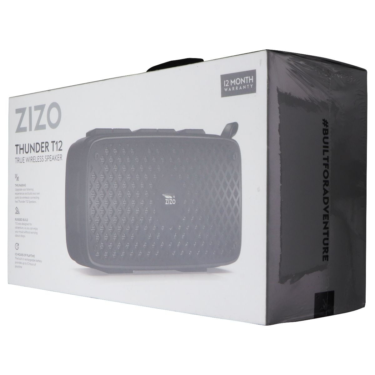 ZIZO Thunder T12 Wireless Bluetooth Speaker - Black - Walmart.com