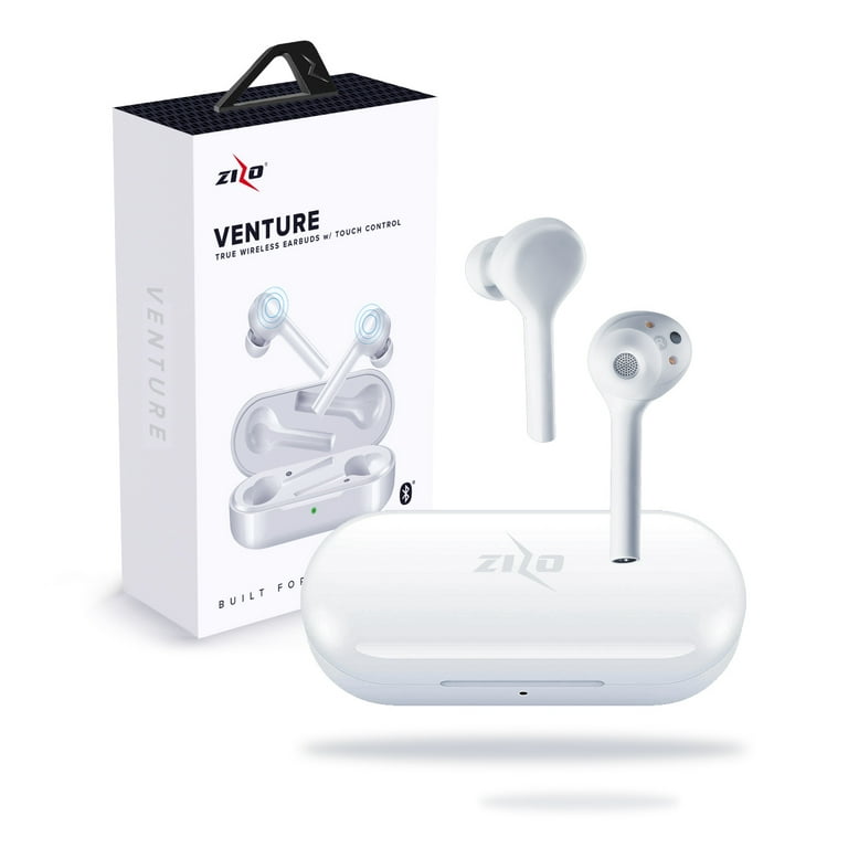 ZIZO Venture Bluetooth Wireless Earbuds - Touch Controls