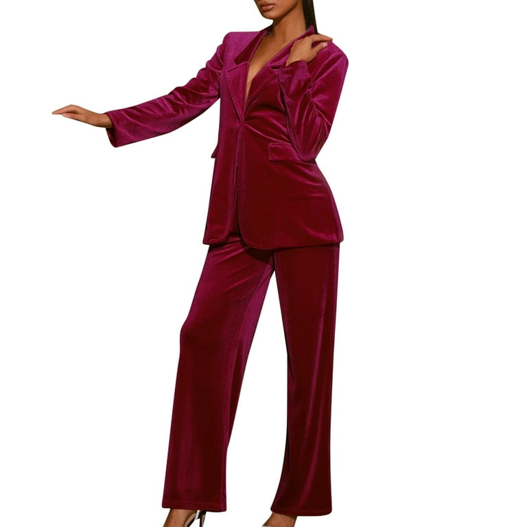 ZIZOCWA 2 Piece Outfits for Women Dressy Pant Suits for A Wedding