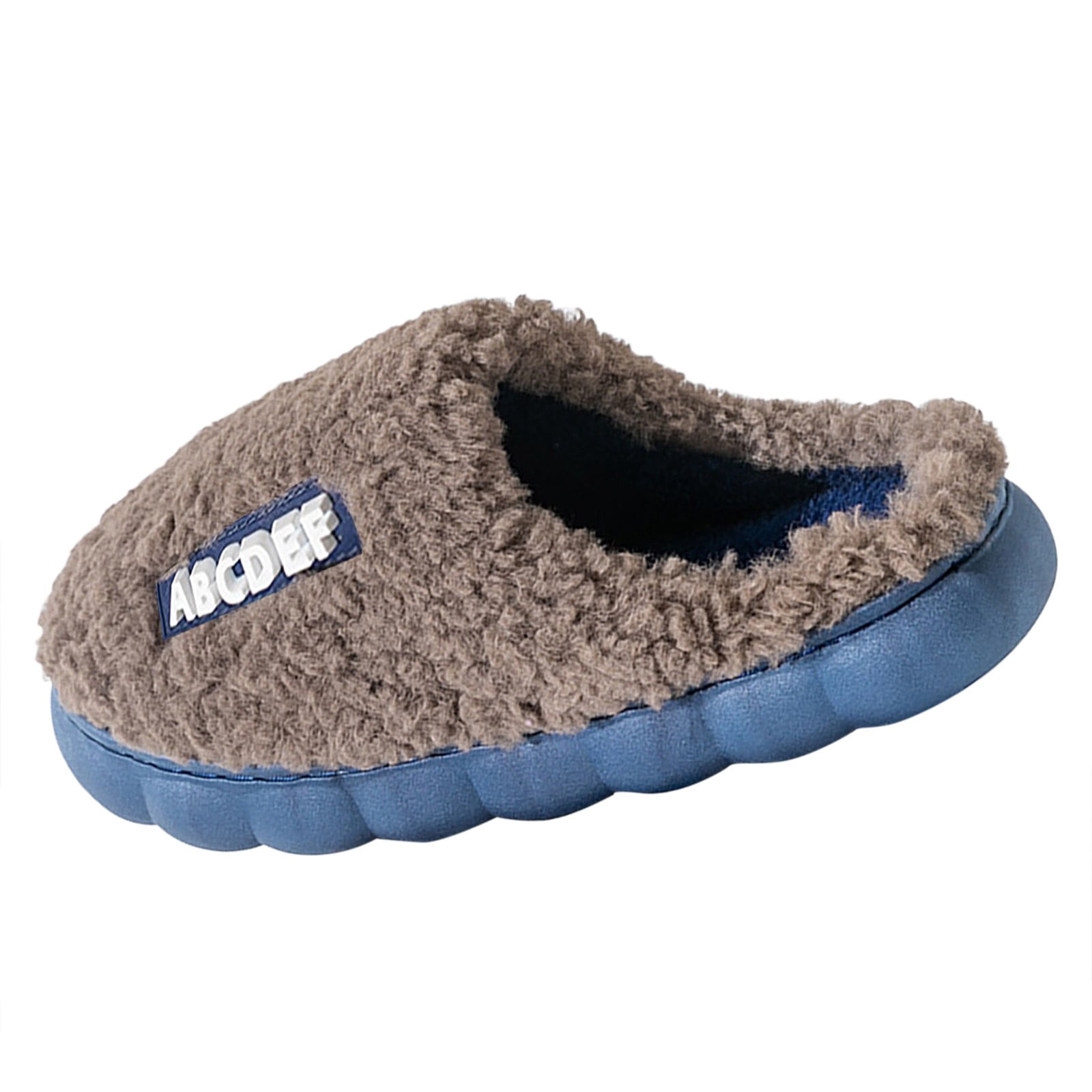 ZIZOCWA Bedroom Slippers for Men Indoor Outdoor Fluffy Soft Sole ...