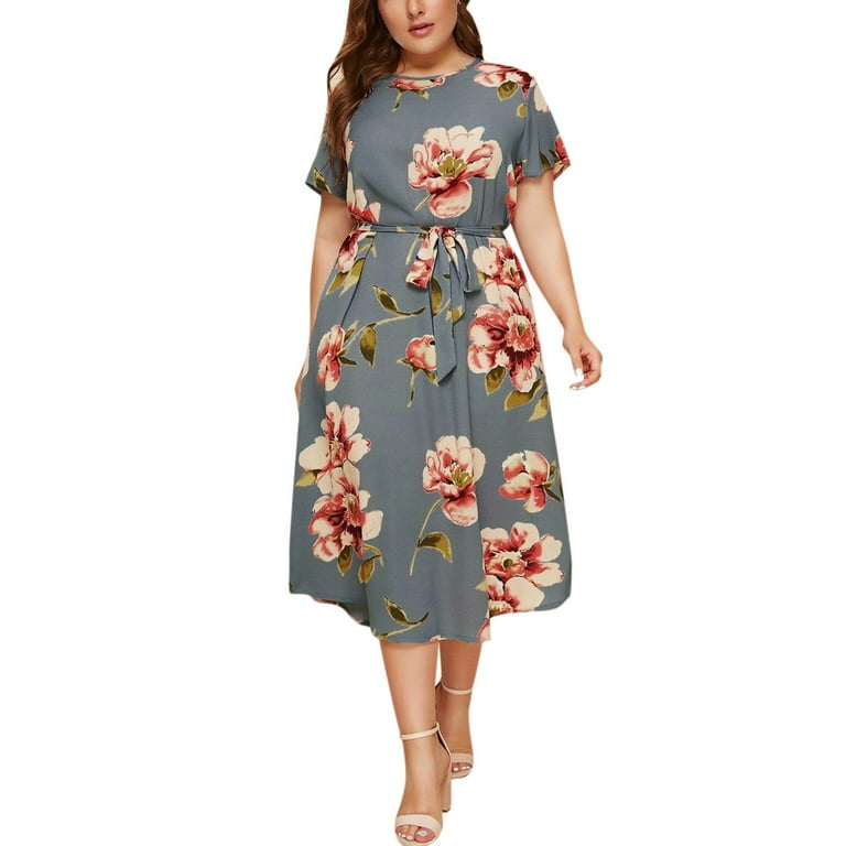 ZIZOCWA Dresses For Apple Shaped Women Womens Dresses Maxi ZIZOCWA Dresses For Apple Shaped Women Womens Dresses Maxi