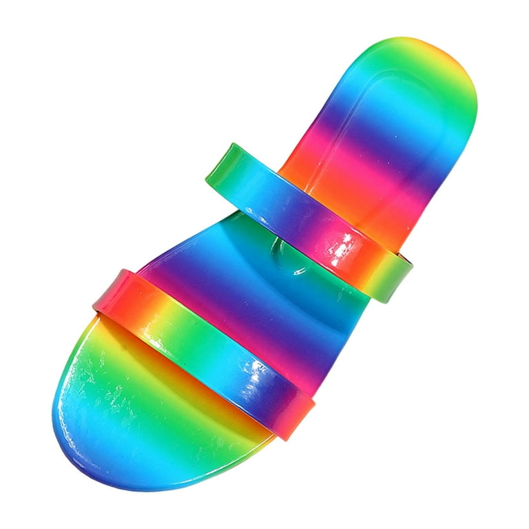 Rainbow colored slides 2025