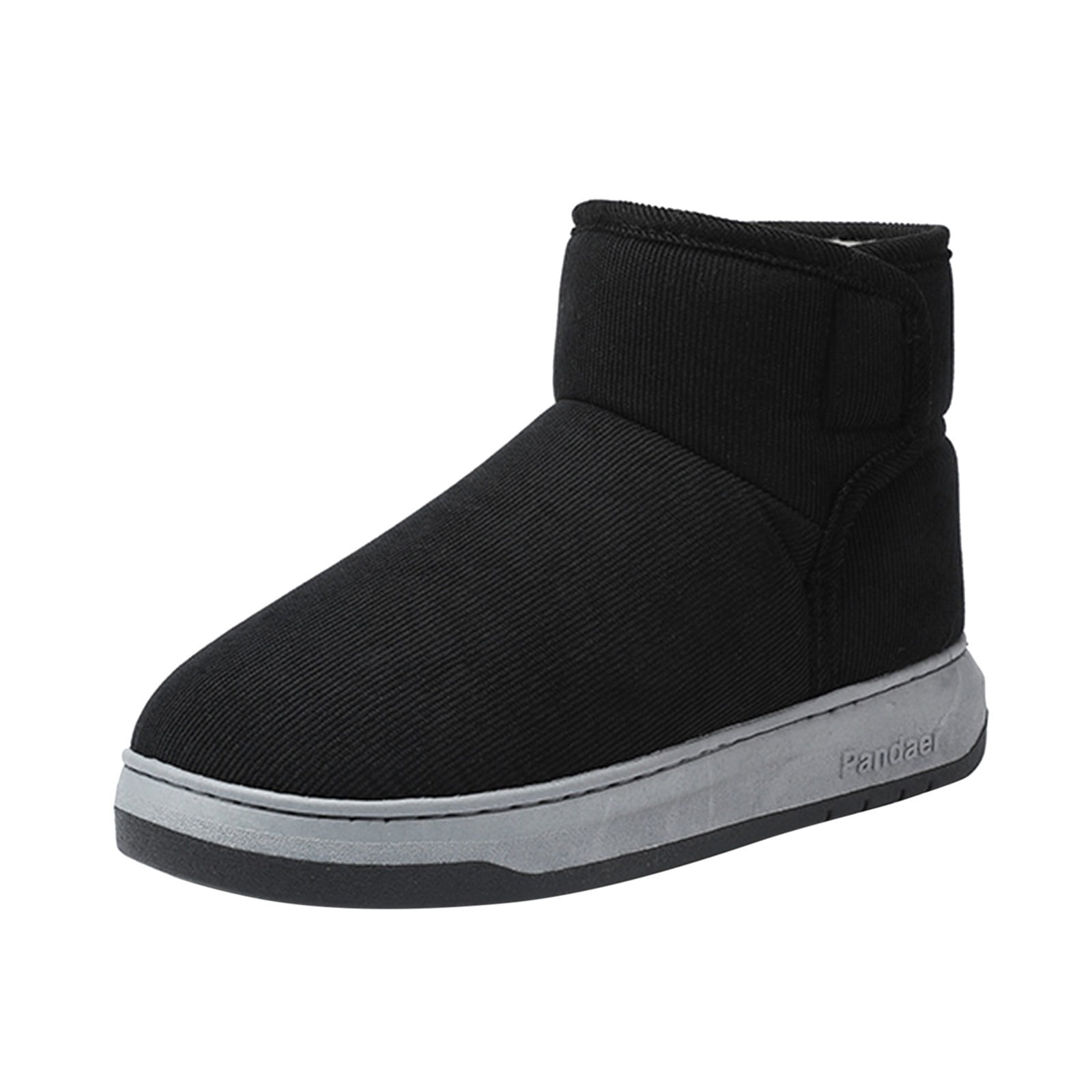 ZIZOCWA Hiking Shoe Men Mens Extra Wide Snow Boots Mens Casual Solid