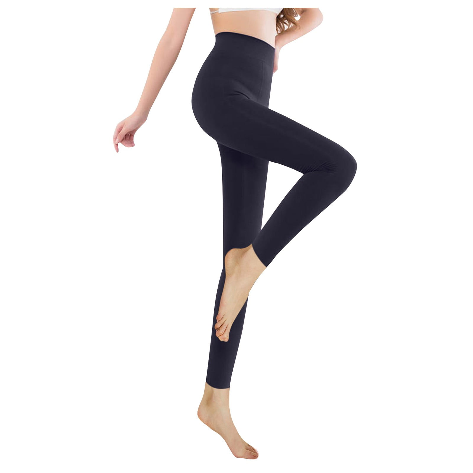 Soft Clouds Fleece Leggings for Women - Casual Warm Winter Pants, Slim Fit  Thermal Tights with Fleece Lining (Color : A1 Black, Size : M) :  : Fashion