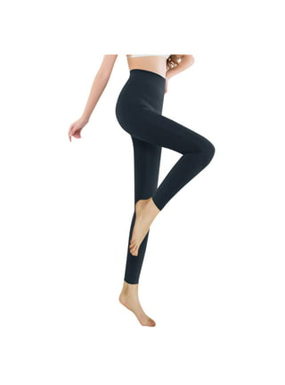 wsevypo Women Fleece Lined Leggings Thick Thermal Tights High Waist Double  Layer Pants Soft Winter Plush Warm Elastic Pants