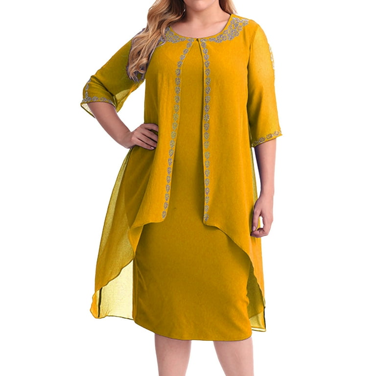 Women's Maxi Shirt Fashion Designer Casual Long Dresses (Plus Size