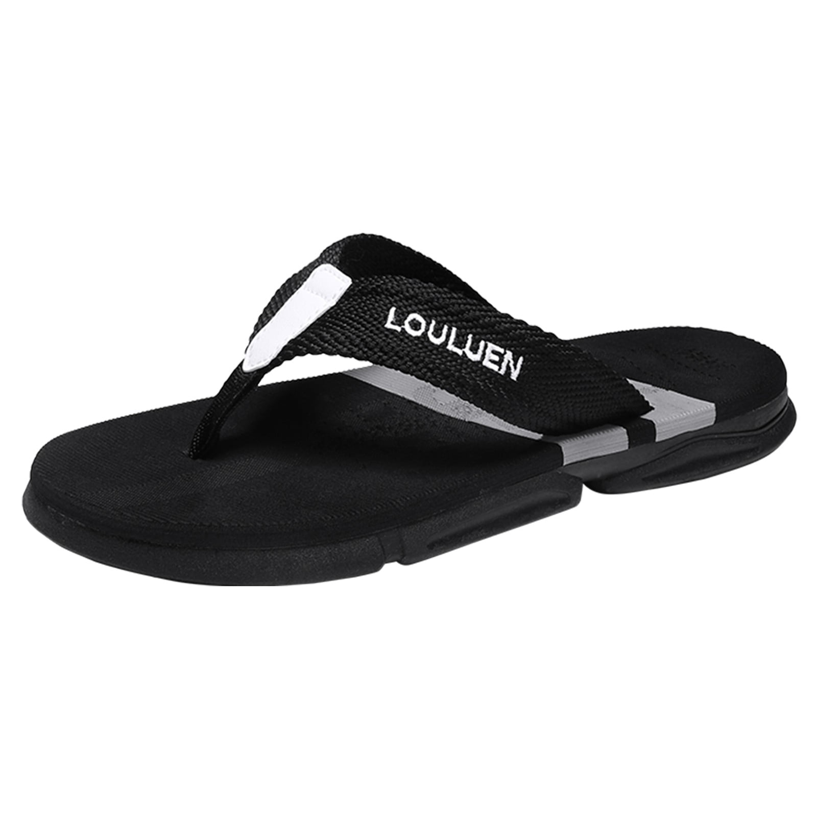 Amazon.com: Men Lightweight Beach Shoes, Fashion Man Slippers Flip-Flops  Indoor Flat Sandals, for Summer Walking Casual Garden Shoes (Color : 1  Double/A, Size : EU:42/US:8) : Clothing, Shoes & Jewelry