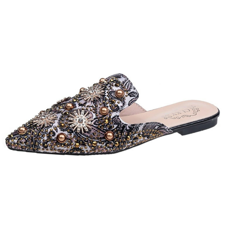 Dressy flat mules discount