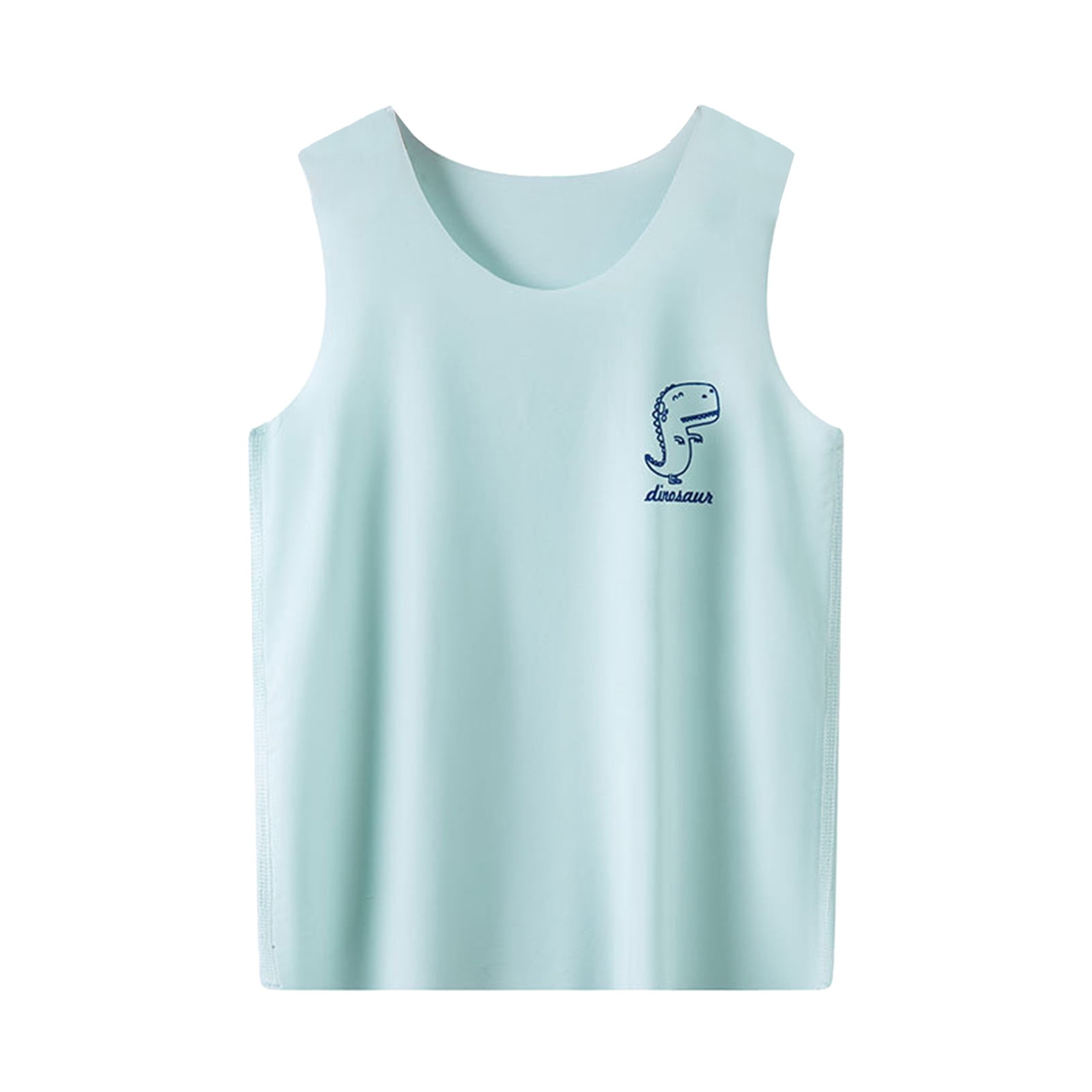 ZIZOCWA Royal Blue Shirts for Girls Sleeveless Shirts for Kids Toddler Boys Girls Sleeveless Vest Tops Solid Color Cool Homewear Casual Tops for Child
