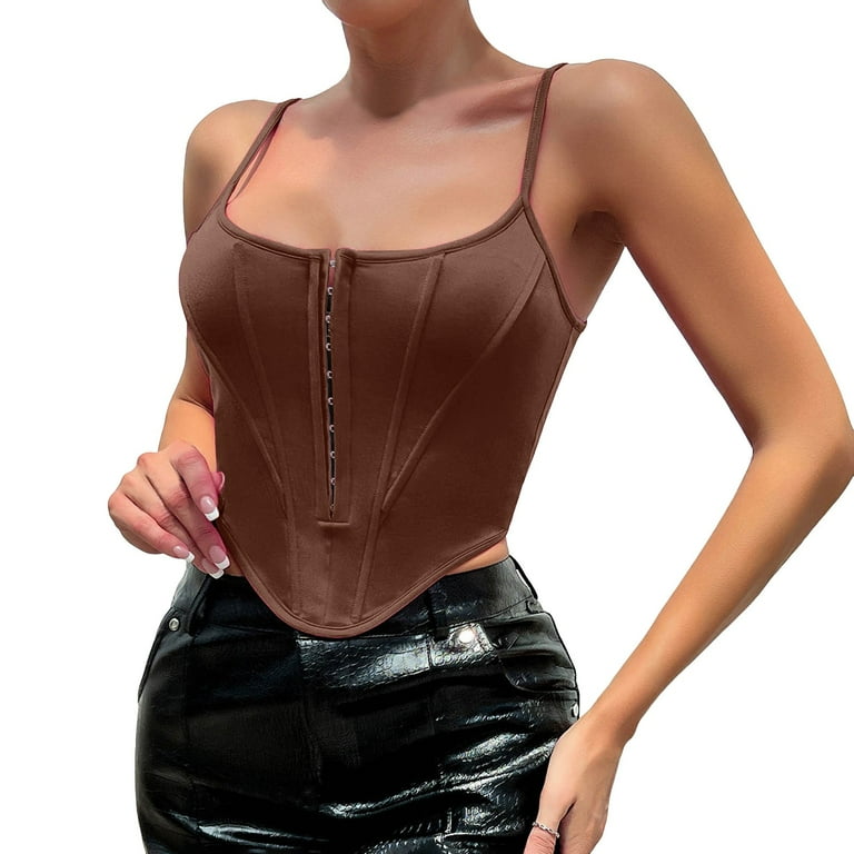 Women's Solid Color Strap Corset Women's Solid Color Strap Corset