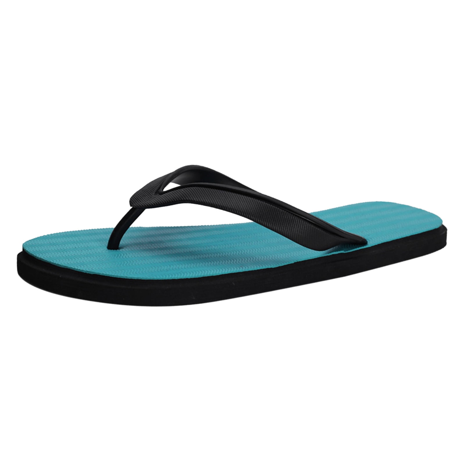 ZIZOCWA Shower Shoes Men Mens Slide Sandals Size 13 Fashion Summer Men Flip Flops Flat Bottom And Light Cover Comfortable And Simple Style Solid Color 40