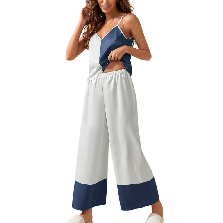 ZIZOCWA Soma Pajamas Sets for Women Set Pajamas Women Women Nightgown  Lingerie Lingerie Nightie Slips Sleep Sets Slips Sleepwear Satin Pajama Fun  Girl Slippers 