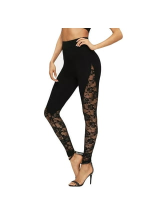 ORGANIC COTTON LACE LEGGINGS