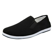 ZIZOCWA Zapatos Negros Para Niñas Fashion Sneaker Shoes for Men Men Outdoor Solid Color Slip-On Sports Shoes Breathable Lazy Leisure Shoes 43