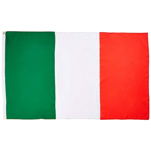 ZJDOAK Italy Flag - Vivid Color and Fade proof - Canvas Header and Double Stitched - Italian Flags Polyester for Italian Party Decorations, Bar Garden Street Decoration Indoor Outdoor