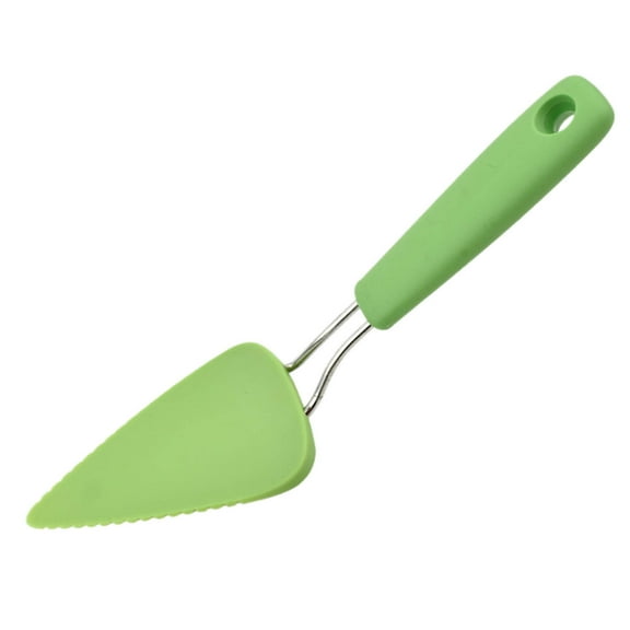 ZJDOAK Pizza Spatula Bulk Pie Server Pie Cutter Cake Cutter Silicone Cake Serving Spatula Non Slip Easy to Grip Baking Triangular Spade Plastic Handle Shovel for Desserts Pizza Pie Cake