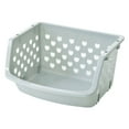 thumbnail image 1 of ZJDOAK Plastic Stackable Storage Bins for Pantry - Stackable Bins For Organizing Food, Kitchen, and Bathroom Essentials, Small Open Front Storage Bins, 1 of 3