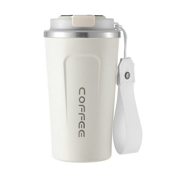 ZJDOAK Stainless Steel Vacuum Coffee Cup, Insulated Coffee Travel Mug, Leakproof with Screw Lid Double Wall Coffee Tumbler Reusable Thermal Cup for Hot/Iced Beverage