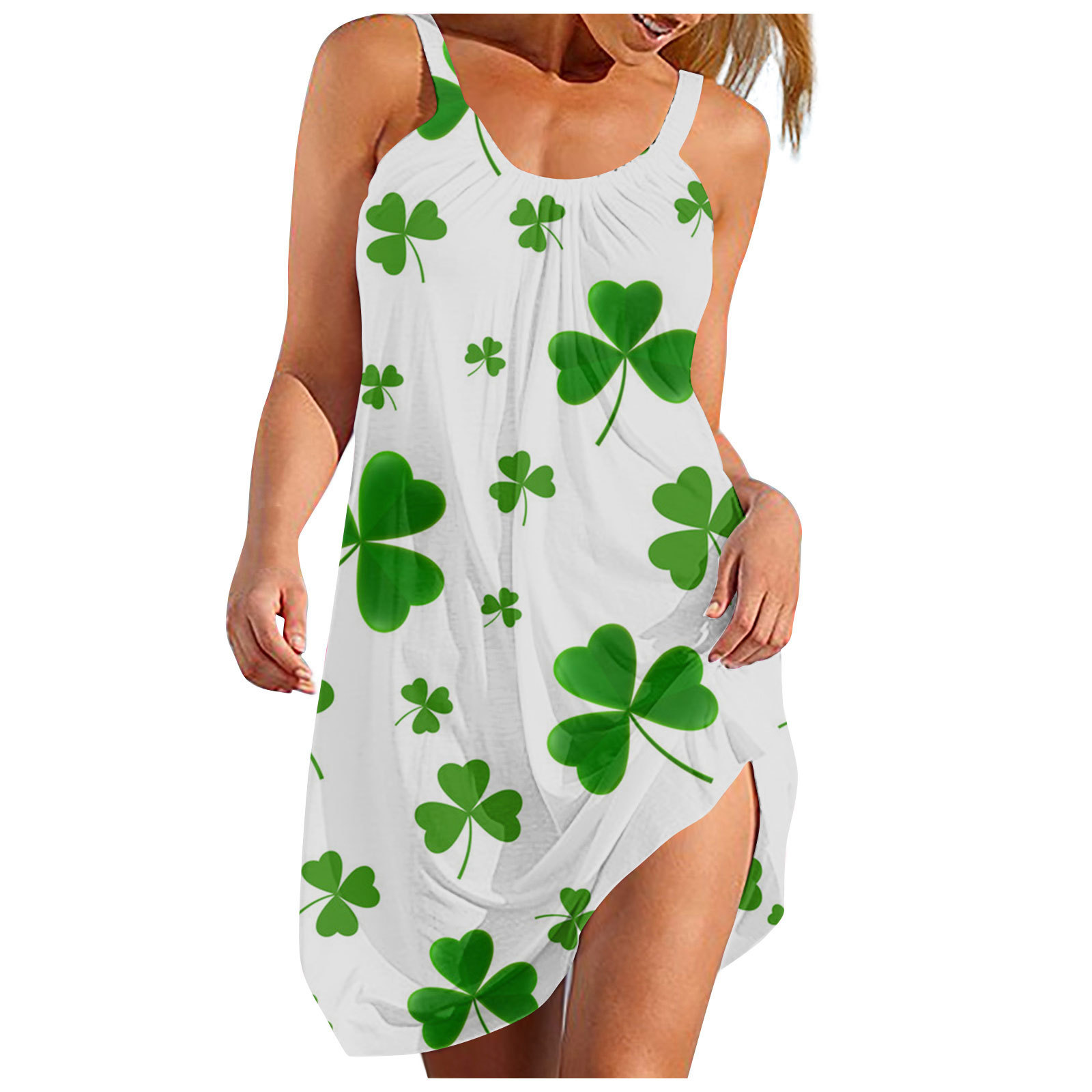 Plus Size Sun Dress - Off White main image 1