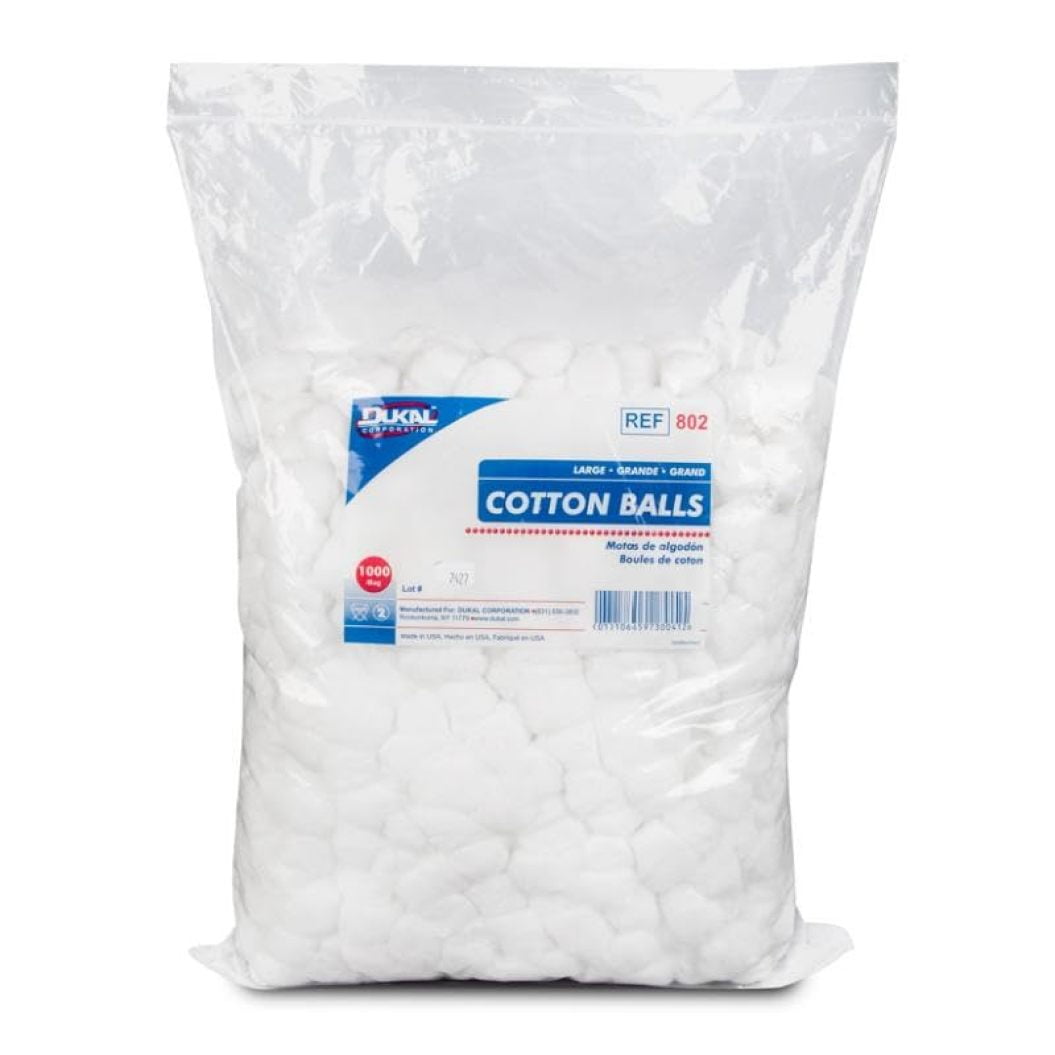 ZJHP 802 Cotton Balls Large, Non-Sterile, Pack of 1000