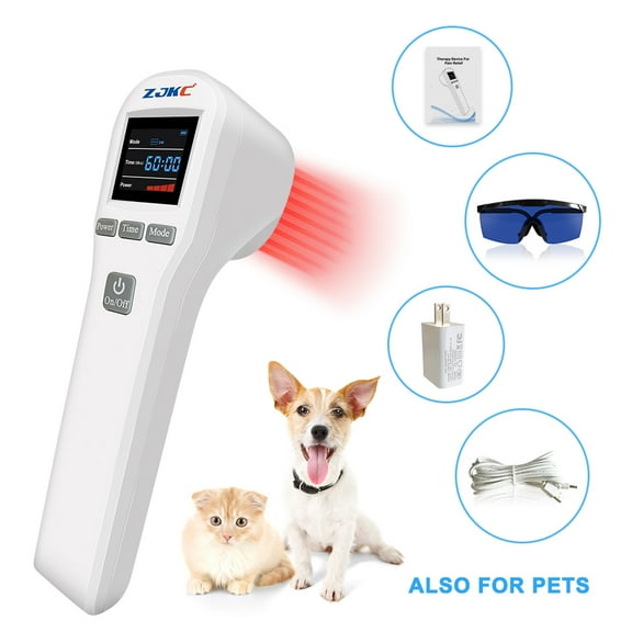 ZJKC Cold Light Therapy Device for Pets, 650nm & 808nm Light for Joint and Muscle Care