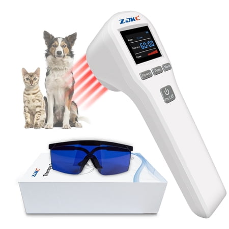 ZJKC Cold Light Therapy for Pets, 650nm & 808nm Wavelengths for Joint and Muscle Comfort