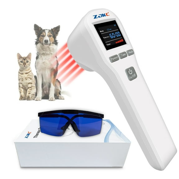 ZJKC Cold Light Therapy for Pets, 650nm & 808nm Wavelengths for Joint and Muscle Comfort