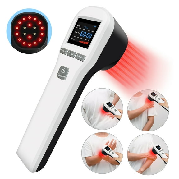 ZJKC Light Therapy Device 650nm 808nm Red Light for Lower Back and Feet Comfort, Painless Treatment