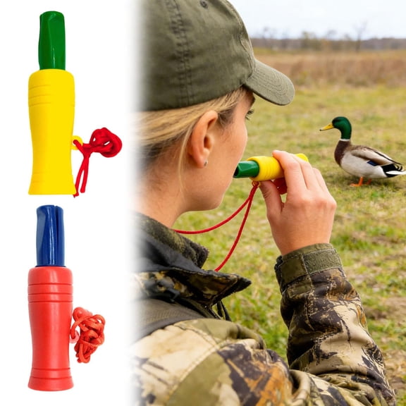 ZJNGJC 2Pcs Hunting Call with Lanyard  Far-Carrying Sound, for Open Water & Field Use