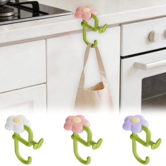 ZJNGJC 3Pcs Bag Hooks for Tables,Adjustable Heavy Duty No-Drill Flower Organizer - Table Bag Hook for Flower Backpacks Handbags Wallet Umbrella Coat Schoolbag Restaurant Cubicle Home Chair