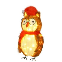 ZJNGJC Christmas Lighted Cat, 3D LED Light Christmas Decoration for Yard & Indoor/Outdoor Use D