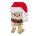 thumbnail image 1 of ZJNGJC Christmas Wooden Man, Wooden Man Figurine with 12 Expressions,Funny Dashboard Figurine,Handmade Wobble Doll for Desk Decoration C, 1 of 9