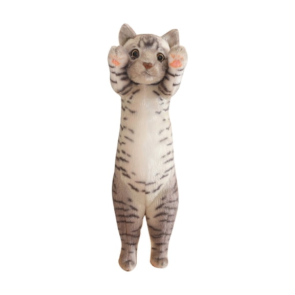 ZJNGJC Cute Cat Plush Long Body Pillow – Soft Cartoon Stuffed Animal Doll,Cat Plushie Toy Pillow Gifts for Kids D