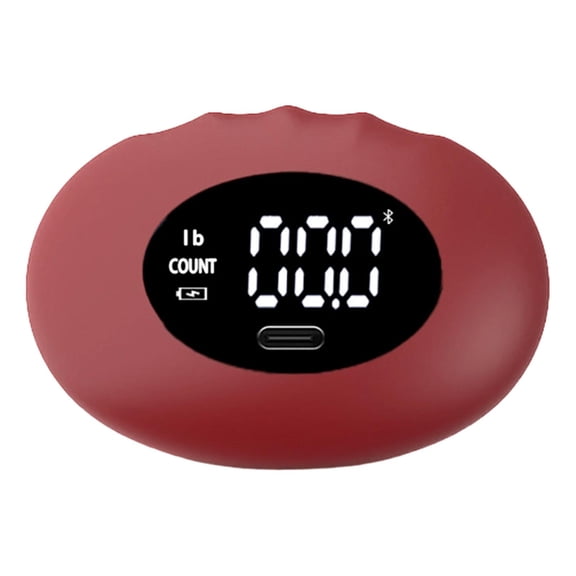 ZJNGJC Grip Strength Tester, Digital Grip Strength Trainer, Up to 396lbs Hand Gripper Strengthener for Finger Grip Training, Red