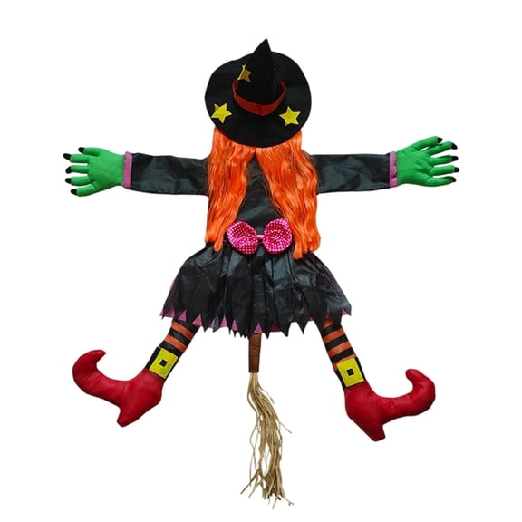 ZJNGJC Halloween Witch Hugging Tree Decoration Exquisite Craftsmanship Combined With Design Helps Easily Set Up Dreamy Party Become Center Attention Purple