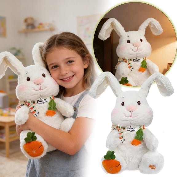 ZJNGJC Interactive Talking Animated Toy Design Adorable Companion For Children Play Indoor Outdoor White