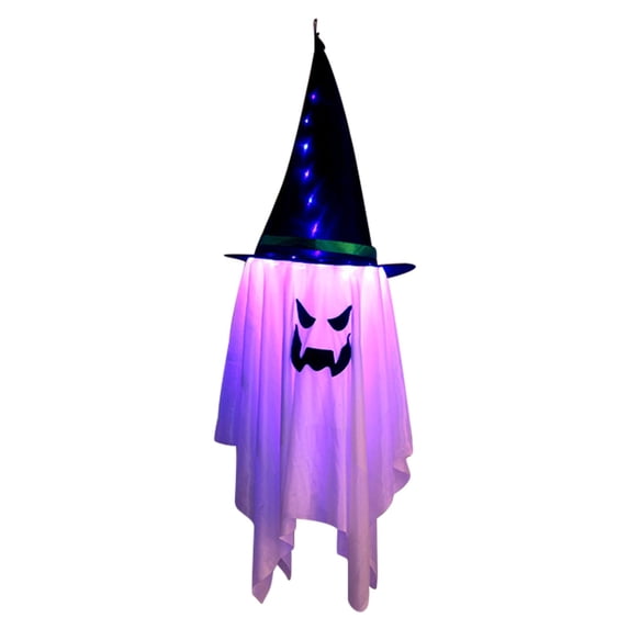 ZJNGJC Lamp With Flowing Skirt Halloween Party Decorations Indoor Outdoor Scary Lighting Hanging Ornament for Yard Porch Entryway Festive Purple